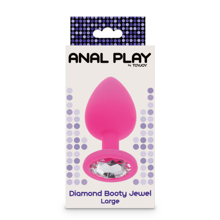 PLUG ANALE DIAMOND BOOTY JEWEL LARGE PINK