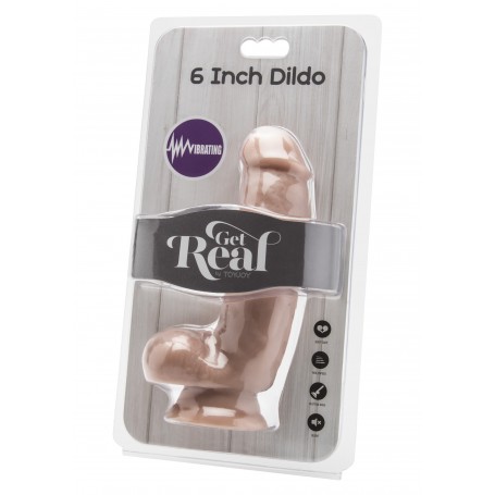 Vibratore Fallo realistico get real flesh 6 w Balls