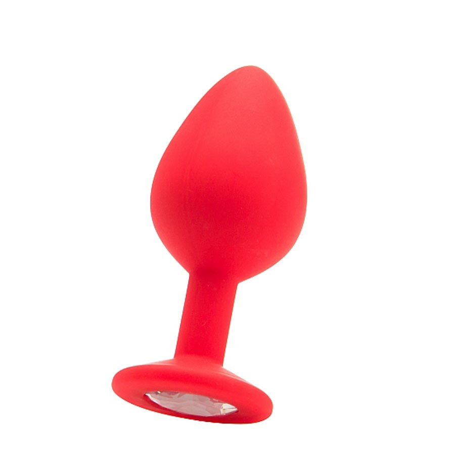 PLUG ANALE DIAMOND BUTT PLUG LARGE RED
